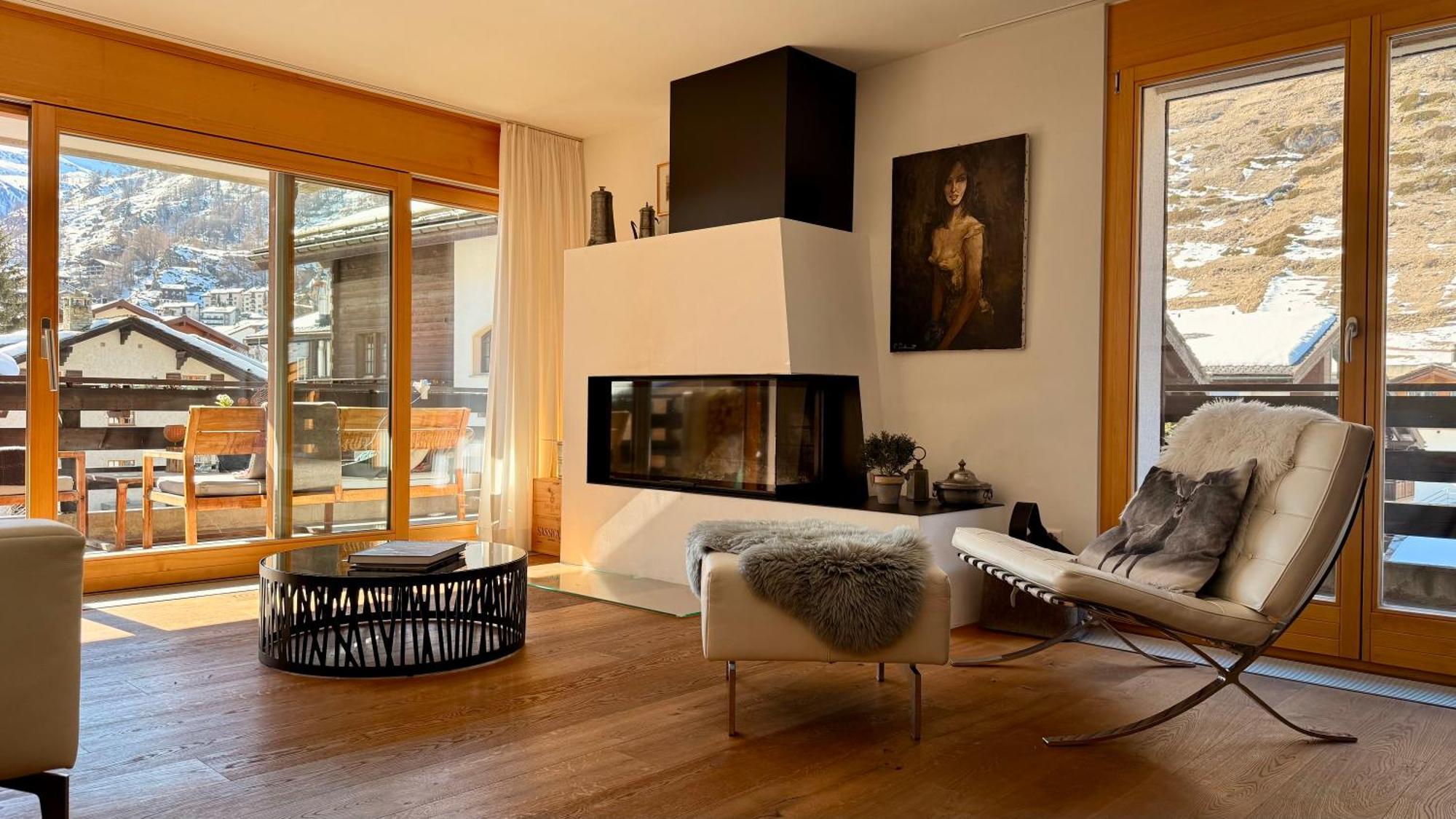 Stylish Home With Matterhorn View In The Center زيرمات المظهر الخارجي الصورة
